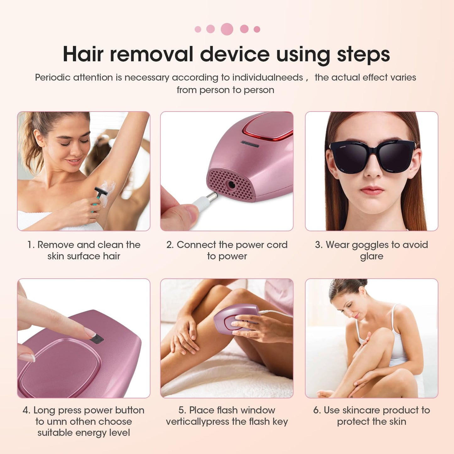 Original IPL Laser Hair Removal Device Kit – Safe, Painless & Effective for All Skin Types