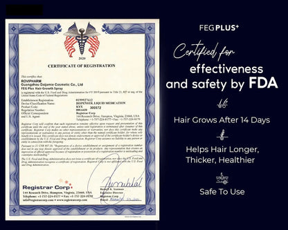 FEG Plus Hair Growth Spray